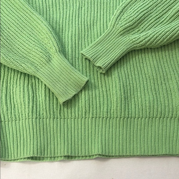 Aerie Mint Green Ribbed Crew Neck Sweater - Picture 4 of 12
